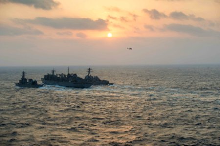 Replenishment at sea 160222-N-BR087-300