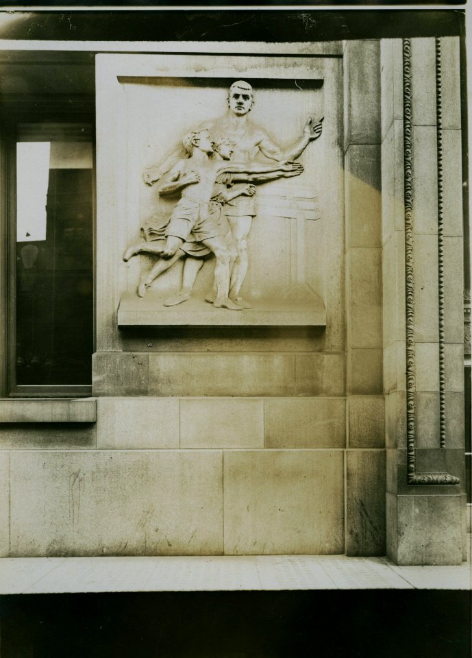 Relief sculpture panel, Chicago City Hall, Chicago, early 20th century (NBY 605)