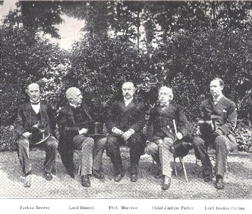 Representantes del Tribunal Arbitral de Paris de 1899