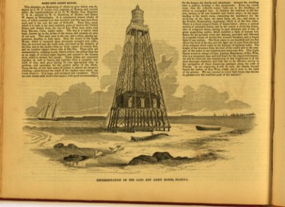 Representation of the Sand Key Light House, Florida - S.E. Brown. LCCN2006680162
