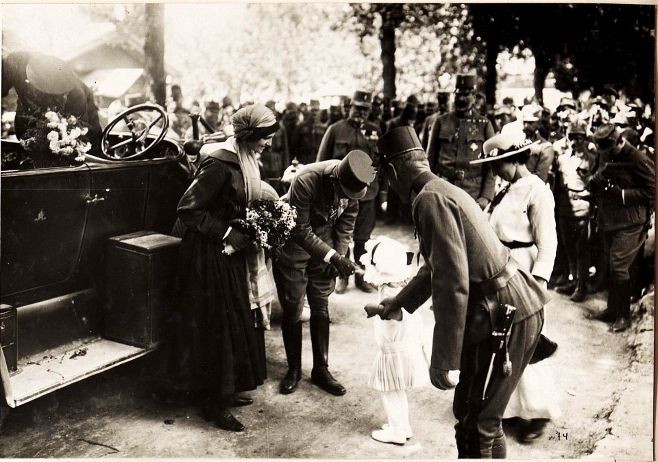 Reise Kaiser Karls I. an die Isonzofront, Istrien, Kärnten und Vorarlberg, in der Zeit vom 1. Juni 1917 bis zum 6.Juni.1917, Ankunft in Hermagor am 4. Juni 1917 (BildID 15565275)