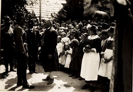 Reise Kaiser Karls I. an die Isonzofront, Istrien, Kärnten und Vorarlberg, in der Zeit vom 1. Juni 1917 bis zum 6.Juni.1917, Ankunft in Hermagor am 4. Juni 1917 (BildID 15565303)