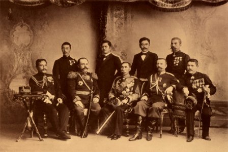 Representatives of Japan at the coronation of Nicholas II