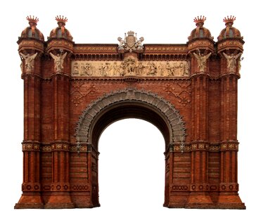Spain catalonia arch