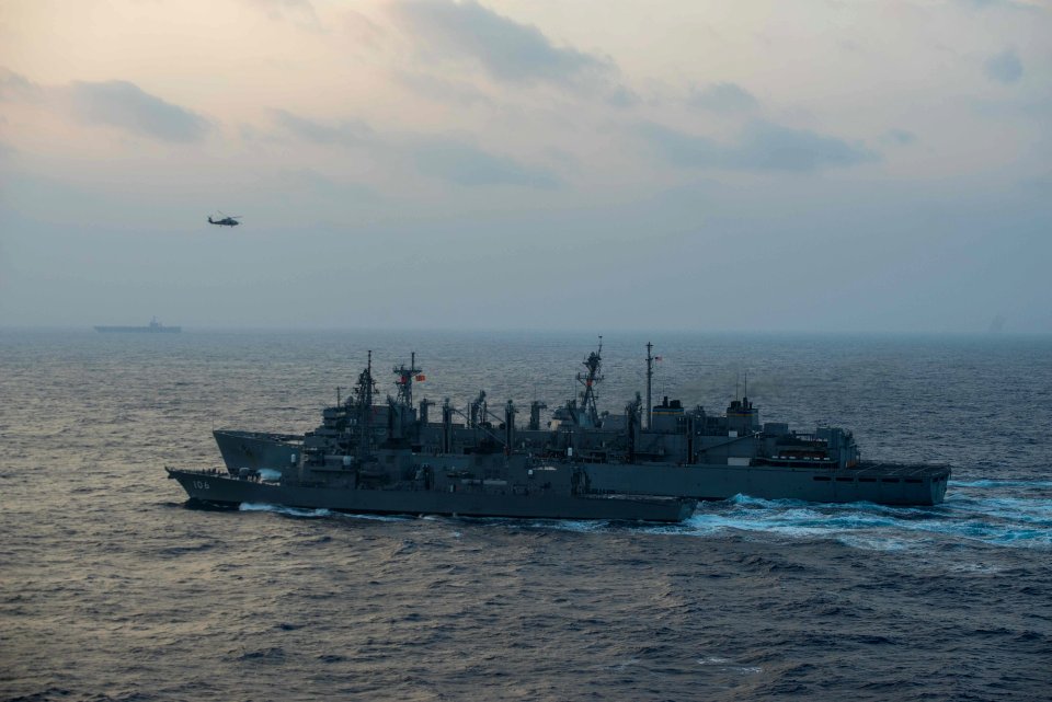 Replenishment at sea 160222-N-BR087-241