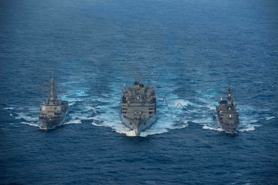 Replenishment at sea 160222-N-BR087-358