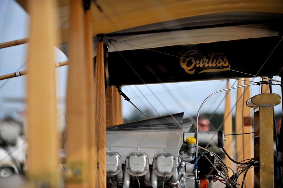 Replica Curtis bi-plane lands at Naval Station Norfolk DVIDS336946