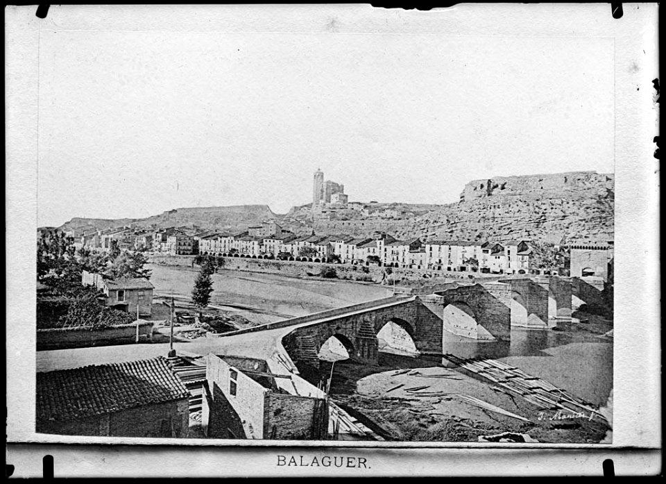 Reproducció d'una fotografia de Balaguer