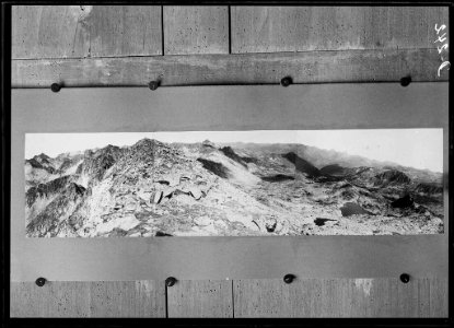 Reproducció d'una fotografia panoràmica del Circ de Colomèrs