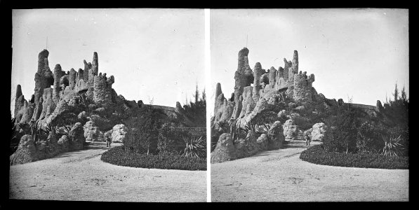 Reproducció de les muntanyes de Montserrat al Parc de la Ciutadella (AFCEC BORDAS X 008)