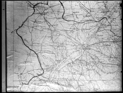 Reproducció d'un fragment d'un mapa de Fraga (AFCEC VINTRO 18X24 430)