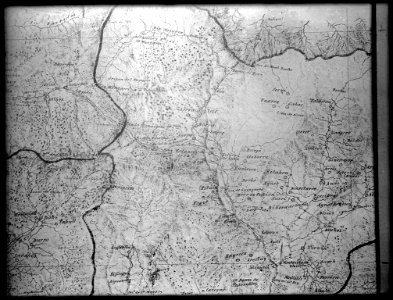 Reproducció d'un fragment d'un mapa de Salardú i Tavescan (AFCEC VINTRO 18X24 426)