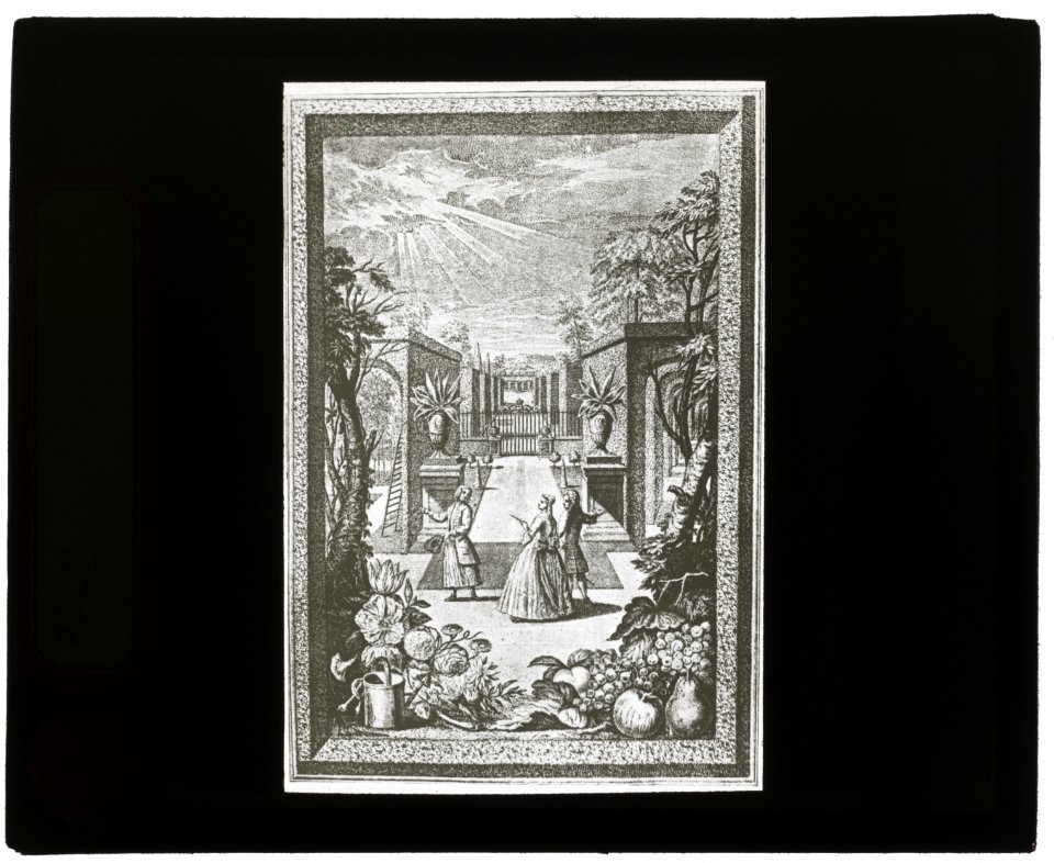 Reproduction of frontispiece in Catalogue Plantarum by Thomas Fairchild, 1723 LCCN2007686358