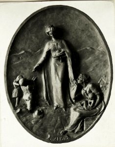 Relief Kaiserin Zita im Tiroler Adler. (BildID 15422716)