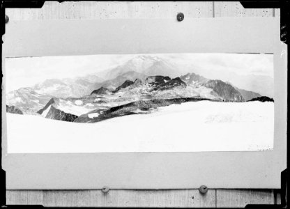 Reproducció d'una fotografia panoràmica des del Posets