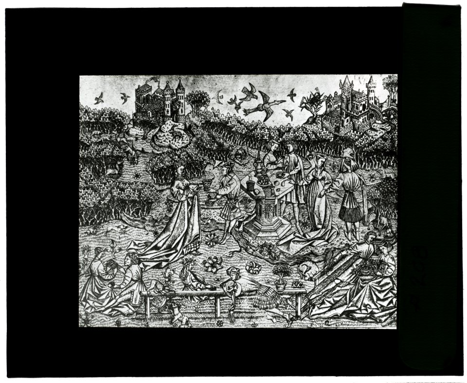 Reproduction of print showing Garden of Love LCCN2007686396