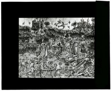 Reproduction of print showing Garden of Love LCCN2007686396