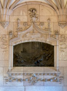 Reliefplatta i valvet. Timmerutskeppningen - Hallwylska museet - 107101