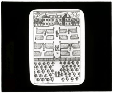 Reproduction of print showing Parterre garden LCCN2007686383