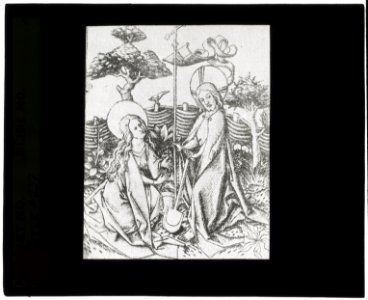 Reproduction of print showing Christ and Mary Magdalene in the Garden of the Resurrection LCCN2007686376