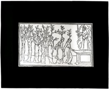 Reproduction of print showing Nymphs before Jupiter LCCN2008675582