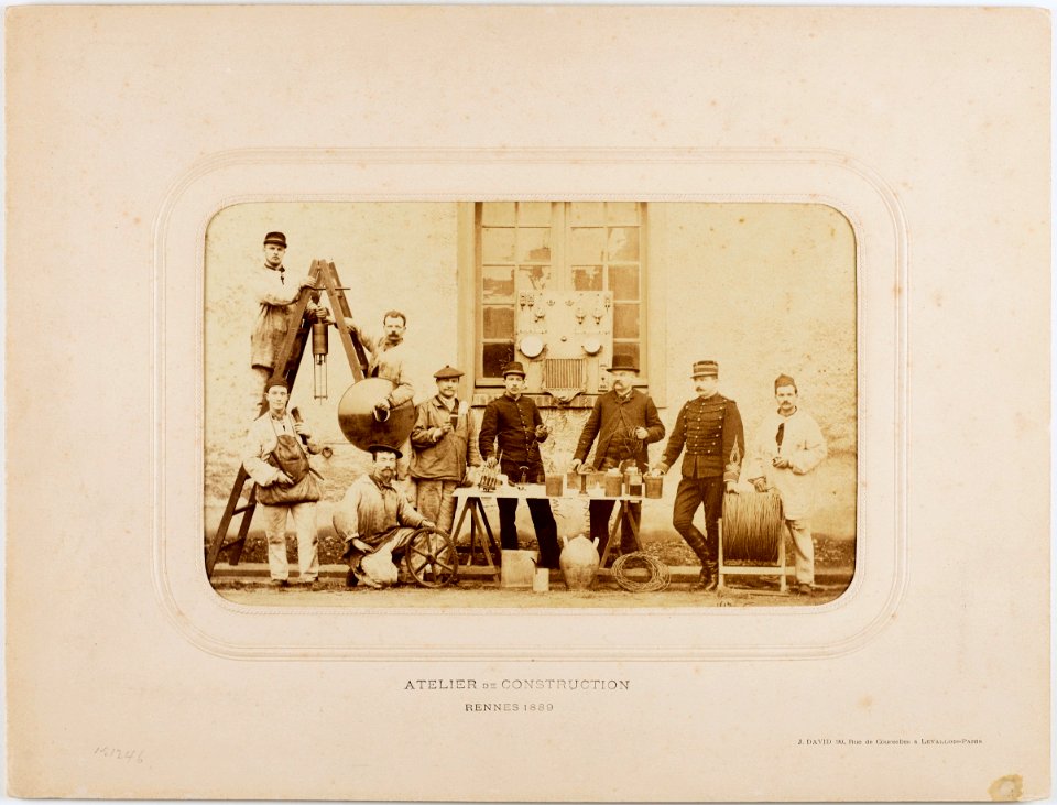 Rennes, Atelier de construction (J David, 1889)
