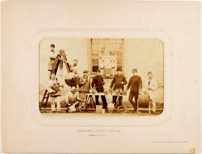 Rennes, Atelier de construction (J David, 1889) photo