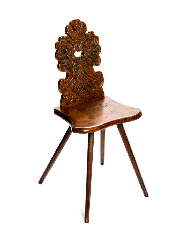 Renässansstol i valnöt, 1560-tal - Hallwylska museet - 108412