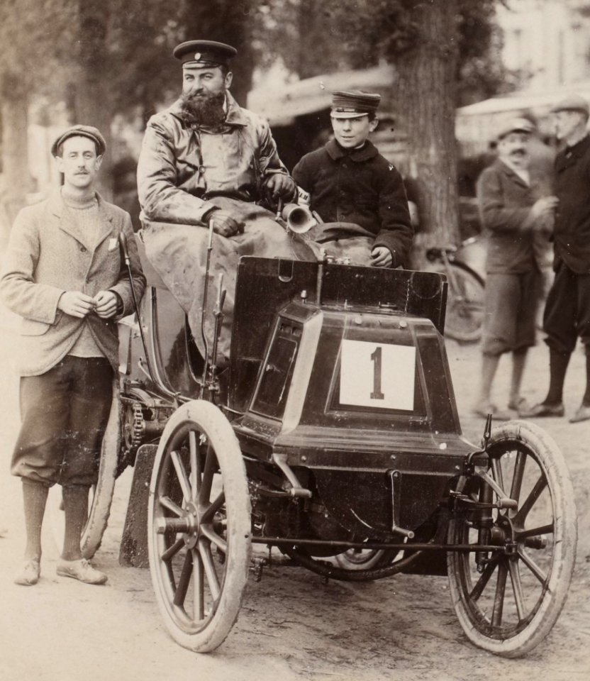 René de Knyff, vainqueur du Paris-Bordeaux 1898