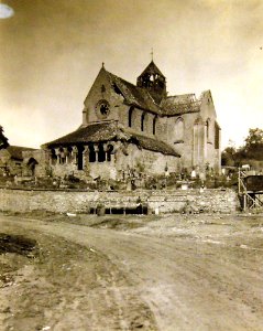 Remains of church at Mareuil-en-Dole, France, 1918, WWI (30556377574)