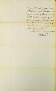 Requête de Henry Black de Québec, adressée à la commission responsable de l'administration des biens des Jésuites, afin de se faire concéder deux lots de terre sur la rive nord-est de la rivière Jacques-Cartier-2