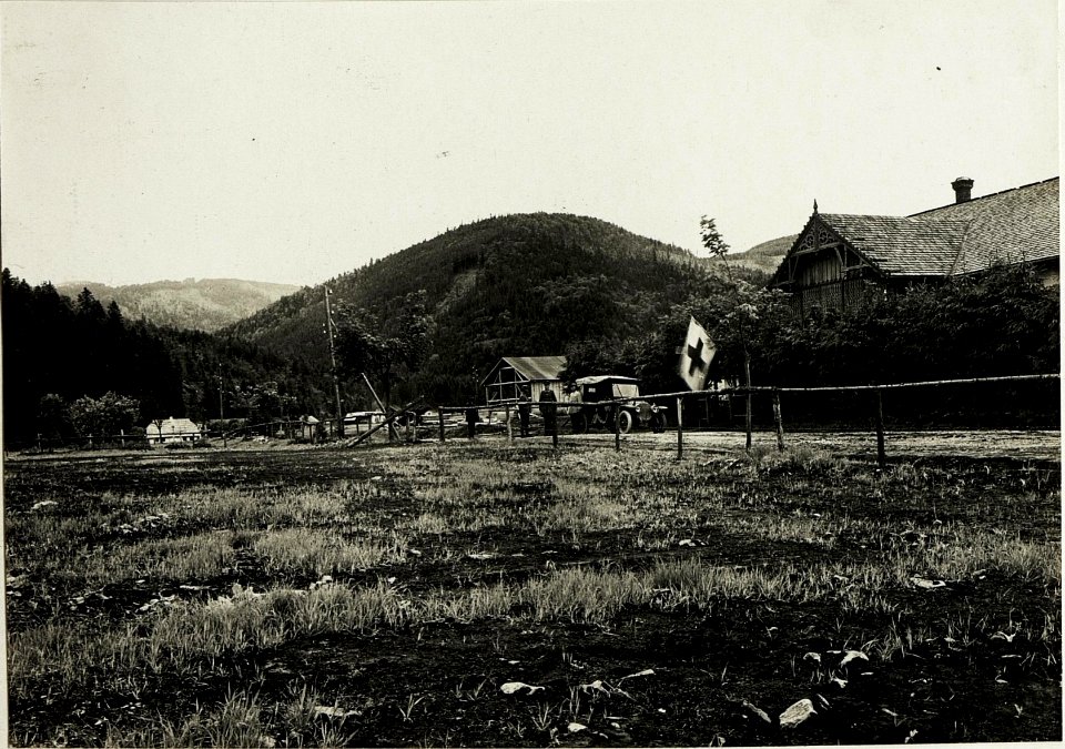 Res.Feldlazarett 80.XXIV.R.K.in Ludwikowka an der Strasse Toronya-Wyszkow-Dolina. (BildID 15431142)