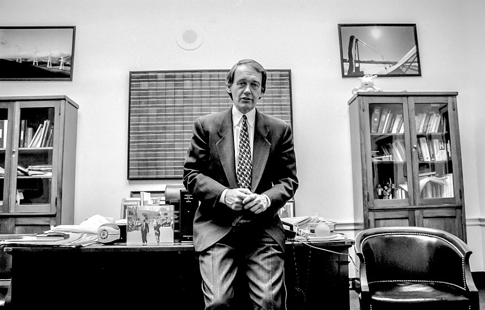 Rep. Ed Markey (D-MA) in his office