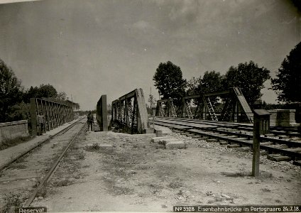 Reservat Eisenbahnbrücke in Portogruaro 24.7.18. (BildID 15621024)