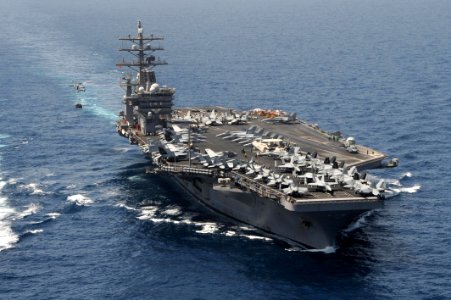 Replenishment at sea 130323-N-GC639-137