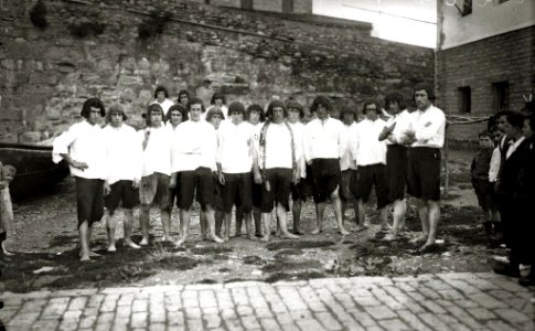 Representación del desembarco de Juan Sebastián Elcano en Getaria (7 de 9) - Fondo Car-Kutxa Fototeka