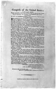 Residence Act of 1790