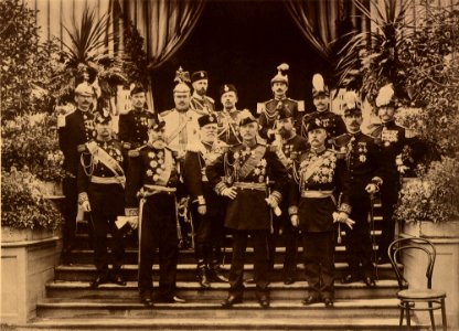 Representatives of France at the coronation of Nicholas II