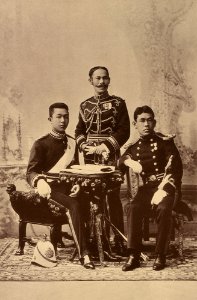 Representatives of Siam at the coronation of Nicholas II