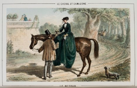 Repro ur Le Cheval et L´amazone - Livrustkammaren - 86556