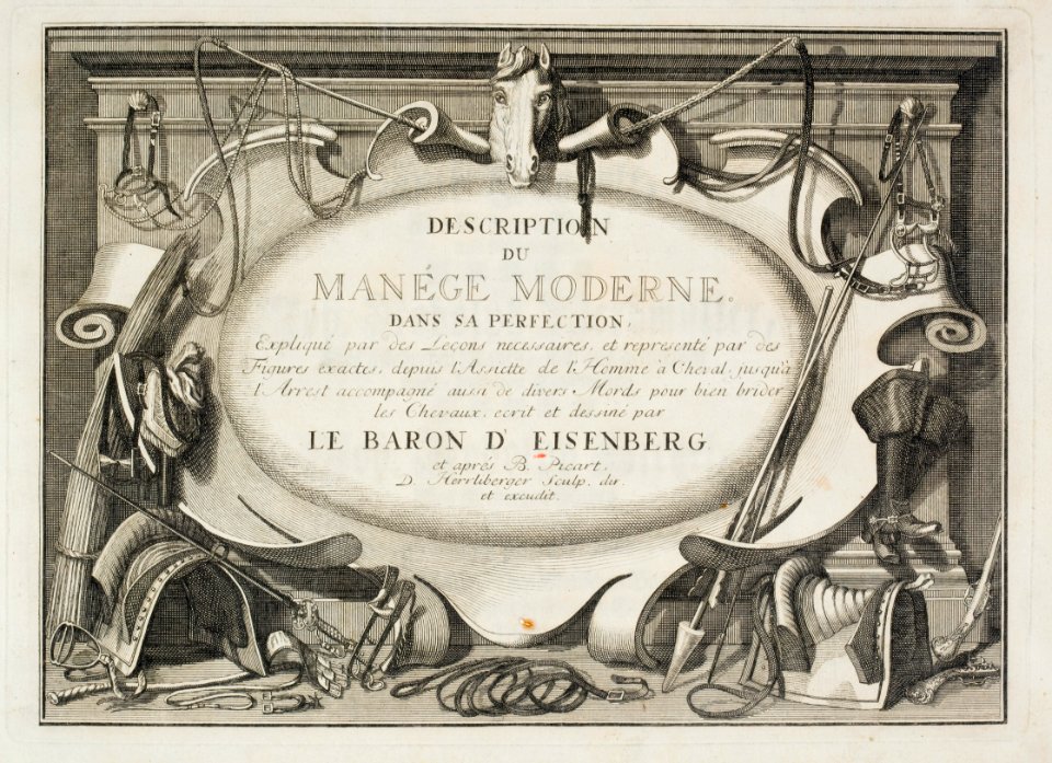 Repro ur Le Manége Moderne 1740 - Livrustkammaren - 86564