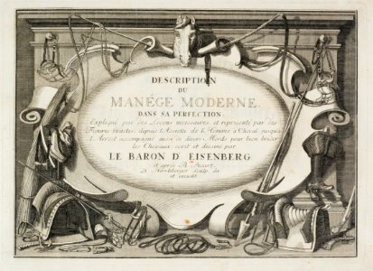 Repro ur Le Manége Moderne 1740 - Livrustkammaren - 86564