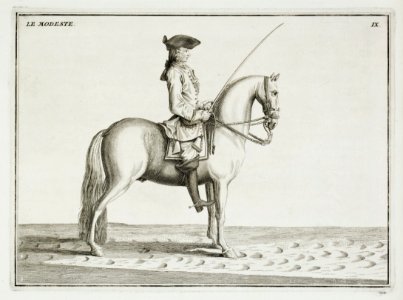 Repro ur Le Manége Moderne 1740 - Livrustkammaren - 86573