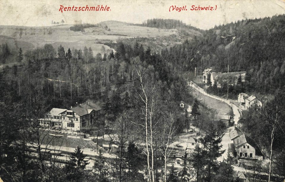 Rentzschmühle, Sachsen - Stadtansicht (Zeno Ansichtskarten)