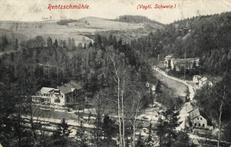 Rentzschmühle, Sachsen - Stadtansicht (Zeno Ansichtskarten)