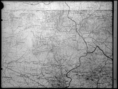 Reproducció d'un fragment d'un mapa de Guissona i Agramunt (AFCEC VINTRO 18X24 434)