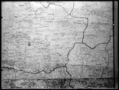 Reproducció d'un fragment d'un mapa de Tremp i Oliana (AFCEC VINTRO 18X24 456)