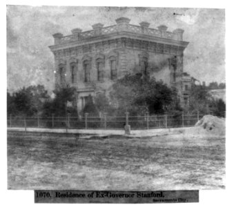 Residience of Ex-Governor Stanford, Sacramento City LCCN2002721070