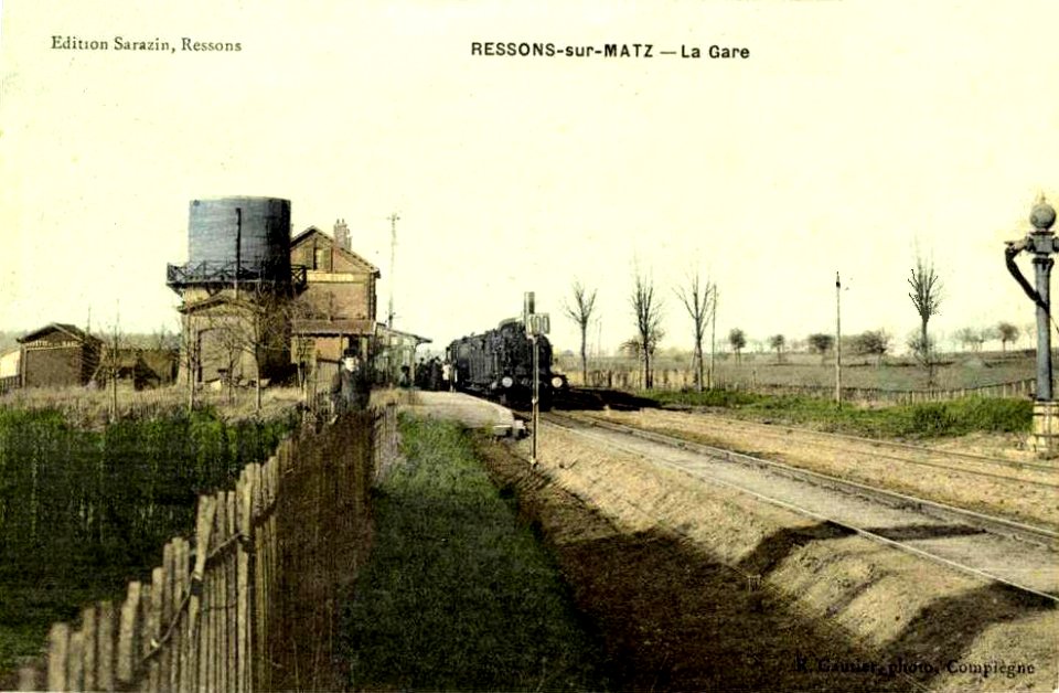 Ressons-sur-Matz (60), la gare (5)