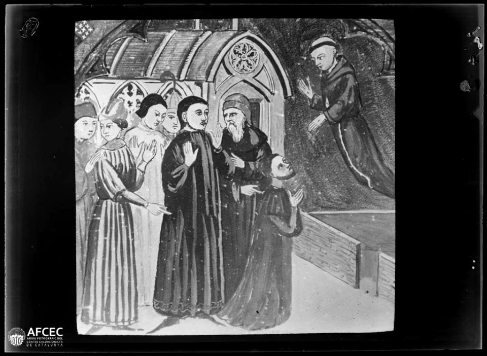 Reproducció d'un retaule de la col·lecció Golferichs (AFCEC MAS C 0471)